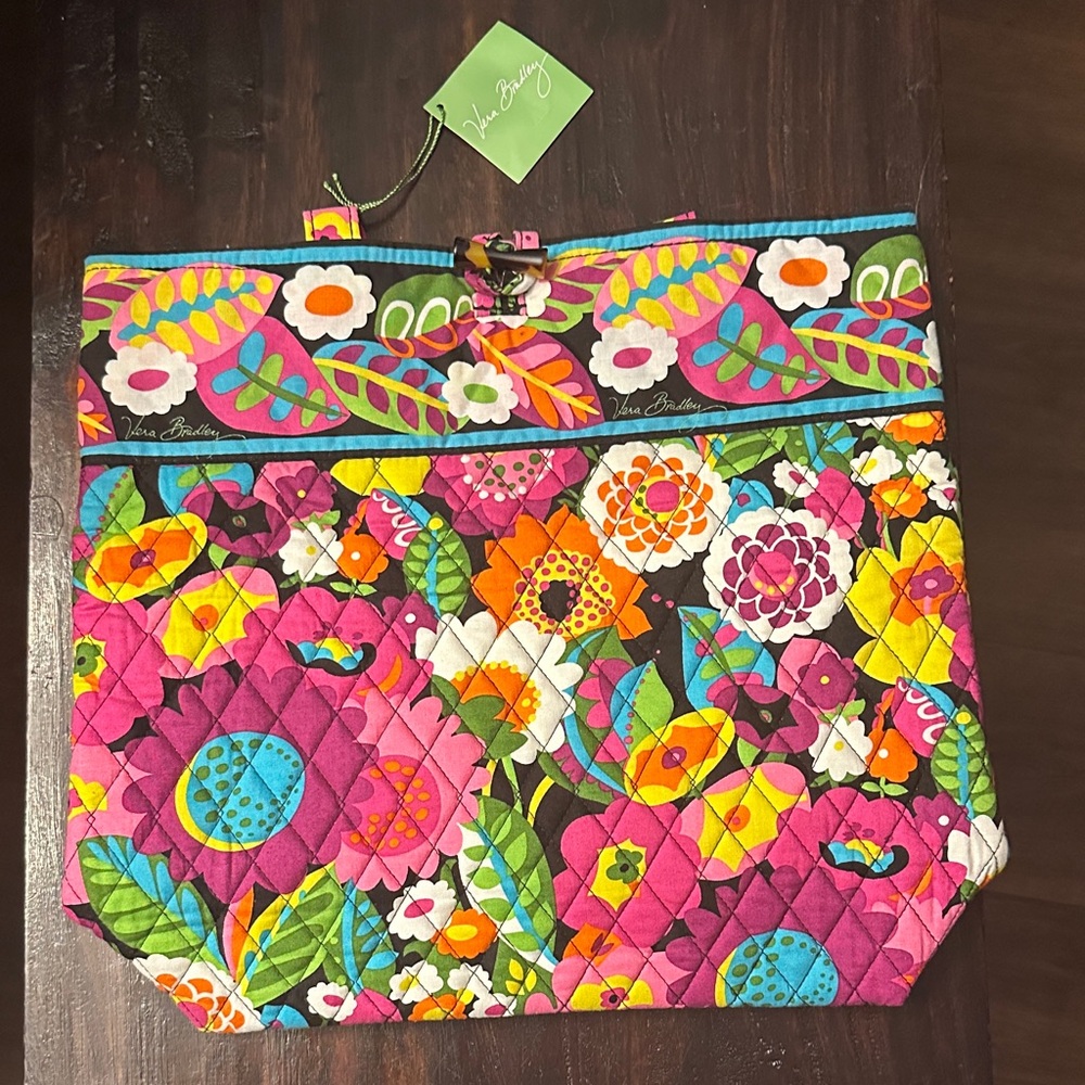Vera Bradley Vibrant Floral Tote